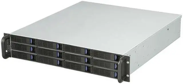 Main image of NORCO DS-12E 12 3.5" Drive Bays One SFF-8088 "IN" connector for connection to the host, two SFF-8088 "OUT" connectors for expansion to an additional JBOD enclosure External 2U 12 Bay 6G SAS / SATA III Expander Rackmount RAID / JBOD Enclosur - OEM