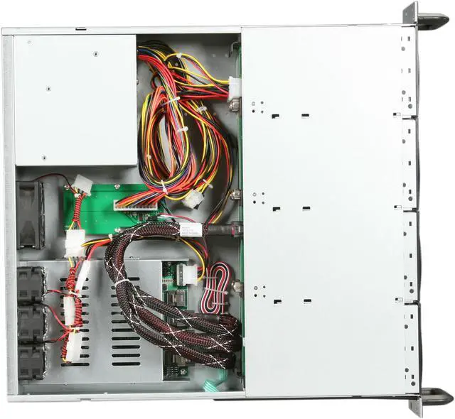 Alt view image 6 of 7 - NORCO DS-12E 12 3.5" Drive Bays One SFF-8088 "IN" connector for connection to the host, two SFF-8088 "OUT" connectors for expansion to an additional JBOD enclosure External 2U 12 Bay 6G SAS / SATA III Expander Rackmount RAID / JBOD Enclosur - OEM