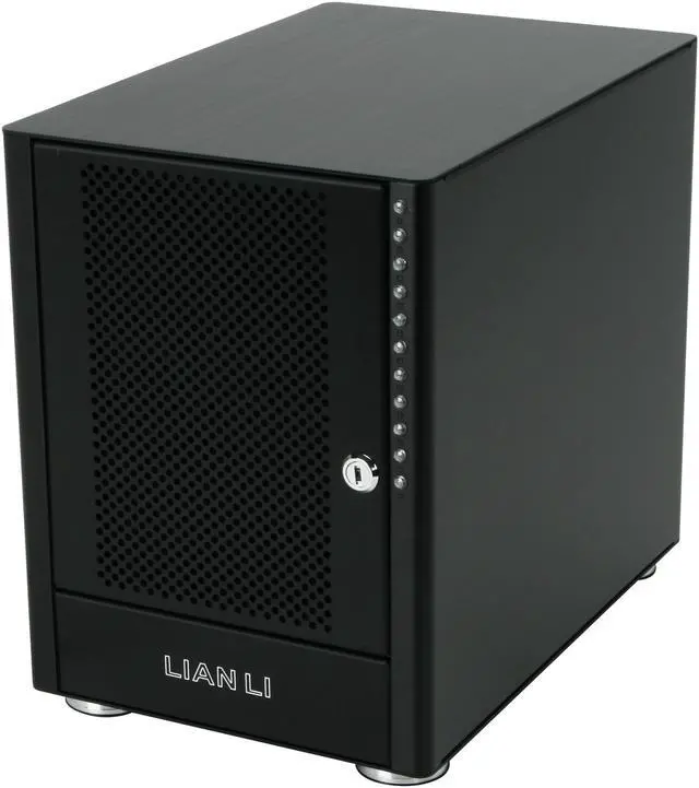 Main image of Lian Li EX-50 RAID 0 / 1 / 3 / 5 / 10 / JBOD 5 3.5" Drive Bays e-SATA (3 Gbps, auto-negotiates to 1.5 Gbps) RAID Sub-System
