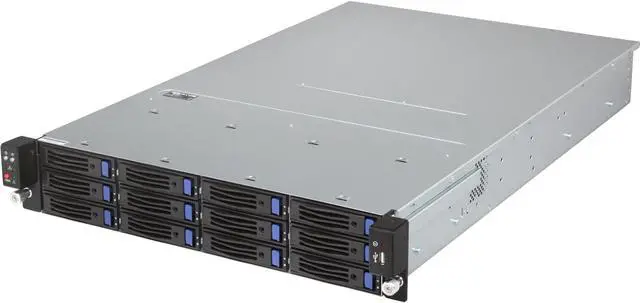 Main image of ASRock 2U12L6SW-2TS6 2U Rackmount Server BareboneDual LGA 2011 Intel C602 DDR3 1600/1333/1066 650W Redundant PSU, Gold