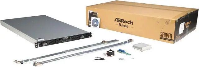 Alt view image 7 of 7 - ASRock 1U12LX-14S 1U Rackmount Server System LGA 1150 Intel C224 DDR3 1600/1333