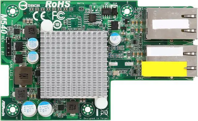 Alt view image 3 of 5 - ASRock Rack M540 PCIE X8 Mezzanine card