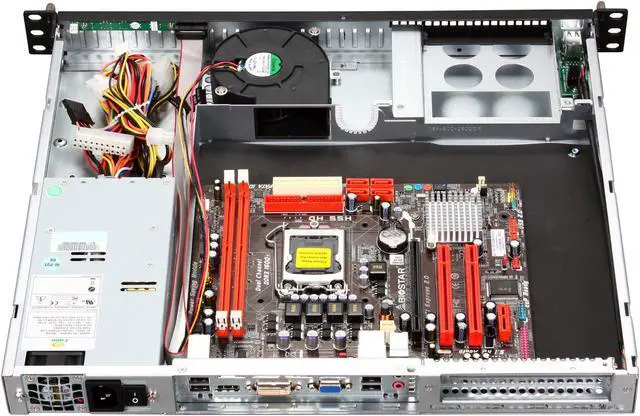 Alt view image 4 of 6 - Biostar BBSH551U 1U Rackmount Server Barebone LGA 1156 Intel H55 DDR3 800/1066/1333/1600(OC)