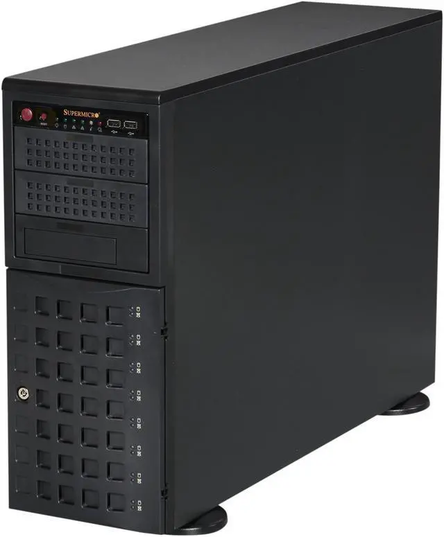 Alt view image 3 of 9 - SUPERMICRO SYS-7048R-TR 4U Rackmount Server Barebone Dual LGA 2011 Intel C612 DDR4 2133/1866/1600
