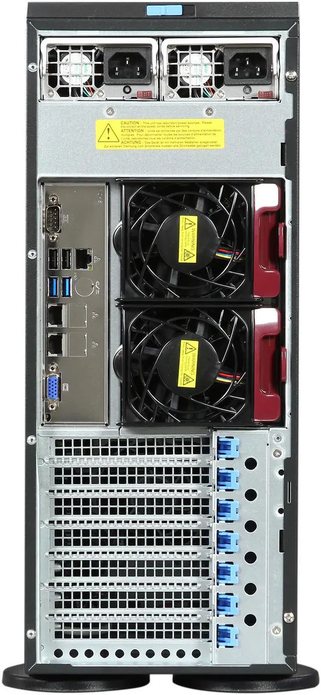 Alt view image 5 of 9 - SUPERMICRO SYS-7048R-TR 4U Rackmount Server Barebone Dual LGA 2011 Intel C612 DDR4 2133/1866/1600