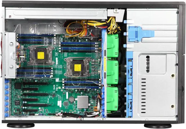Alt view image 7 of 9 - SUPERMICRO SYS-7048R-TR 4U Rackmount Server Barebone Dual LGA 2011 Intel C612 DDR4 2133/1866/1600