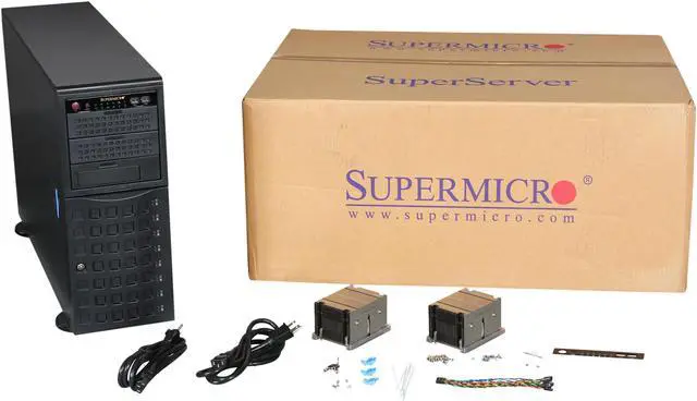 Alt view image 9 of 9 - SUPERMICRO SYS-7048R-TR 4U Rackmount Server Barebone Dual LGA 2011 Intel C612 DDR4 2133/1866/1600