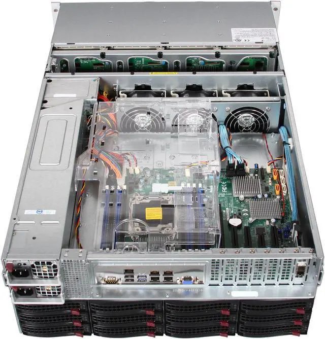 Alt view image 5 of 7 - SUPERMICRO SSG-5048R-E1CR36L 4U Rackmount Server Barebone LGA 2011 Intel C612 DDR4 2133/1866/1600/1333