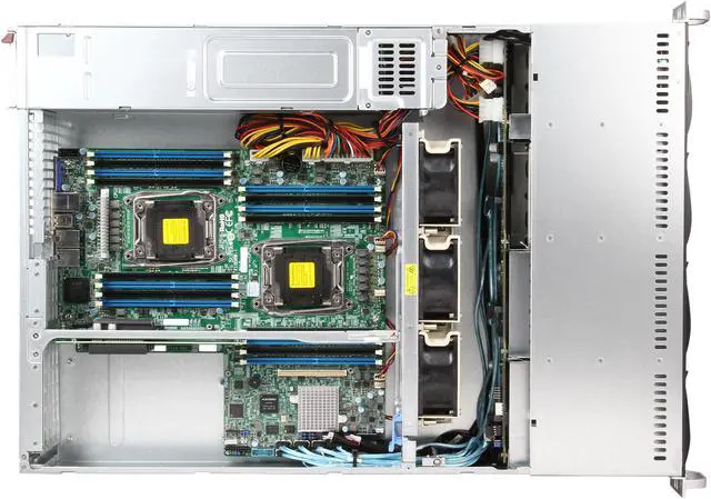 Alt view image 6 of 8 - SUPERMICRO SYS-6028R-WTR 2U Rackmount Server Barebone Dual Socket R3 (LGA 2011) Intel C612 DDR4 2400 / 2133 / 1866 / 1600 MHz ECC SDRAM 72-bit