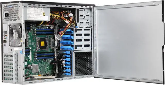 Alt view image 5 of 9 - SUPERMICRO SYS-7038A-I Mid-Tower Server Barebone Dual LGA 2011 Intel C612 DDR4 2133/1866/1600