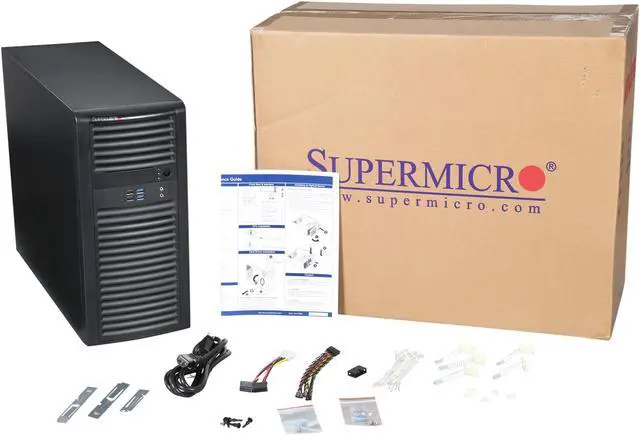 Alt view image 9 of 9 - SUPERMICRO SYS-7038A-I Mid-Tower Server Barebone Dual LGA 2011 Intel C612 DDR4 2133/1866/1600