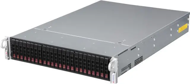 Main image of SUPERMICRO 2028R-E1CR24N 2U Rackmount Server Barebone Dual LGA 2011 Intel C612 2133/1866/1600MHz ECC DDR4 SDRAM 72-bit