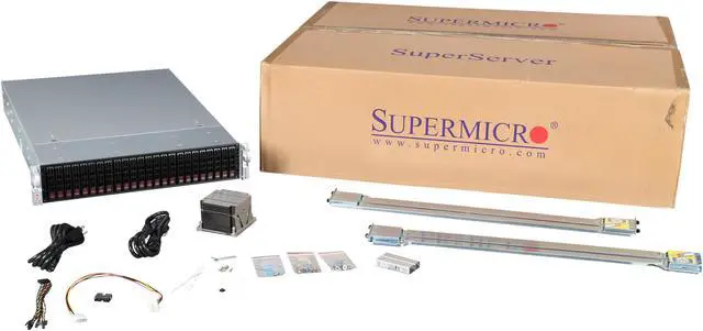 Alt view image 7 of 7 - SUPERMICRO 2028R-E1CR24N 2U Rackmount Server Barebone Dual LGA 2011 Intel C612 2133/1866/1600MHz ECC DDR4 SDRAM 72-bit
