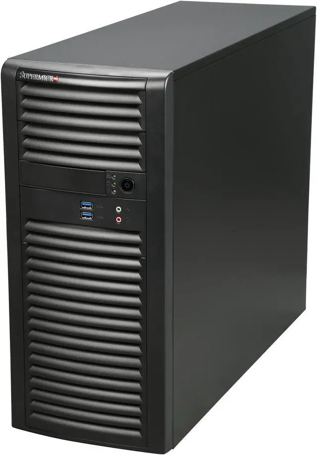 Main image of SUPERMICRO SYS-5038A-I Mid-Tower Server Barebone LGA 2011 Intel C612 2133/1866/1600/1333MHz ECC DDR4 SDRAM 72-bit, 288-pin (RDIMM/LRDIMM) / 284-pin gold-plated DIMMs