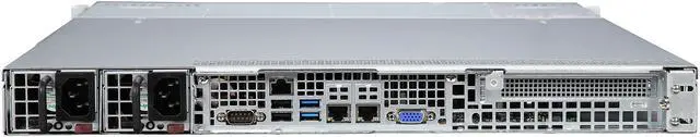 Alt view image 4 of 7 - SUPERMICRO SYS-5019S-MR 1U Rackmount Server Barebone LGA 1151 Intel C236 2400 / 2133 / 1866 / 1600 MHz ECC DDR4 SDRAM 72-bit, 288-pin (UDIMM) Gold-plated DIMMs