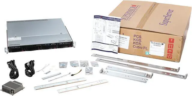 Alt view image 7 of 7 - SUPERMICRO SYS-5019S-MR 1U Rackmount Server Barebone LGA 1151 Intel C236 2400 / 2133 / 1866 / 1600 MHz ECC DDR4 SDRAM 72-bit, 288-pin (UDIMM) Gold-plated DIMMs