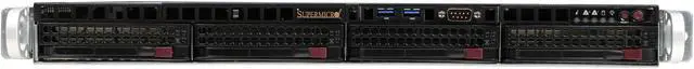 Alt view image 2 of 7 - SUPERMICRO SYS-5019S-M 1U Rackmount Server Barebone LGA 1151 Intel C236 DDR4 2133/1866/1600