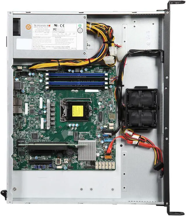 Alt view image 7 of 7 - SUPERMICRO SYS-5019S-ML 1U Rackmount Server Barebone LGA 1151 Intel C236 DDR4 2400 / 2133 / 1866 / 1600 MHz