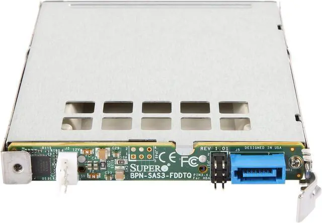 Alt view image 4 of 6 - SUPERMICRO MCP-220-81504-0N Hard Drive Kit 2.5-in SAS / SATA Hot-swap Slim Bay in Sim FDD Space
