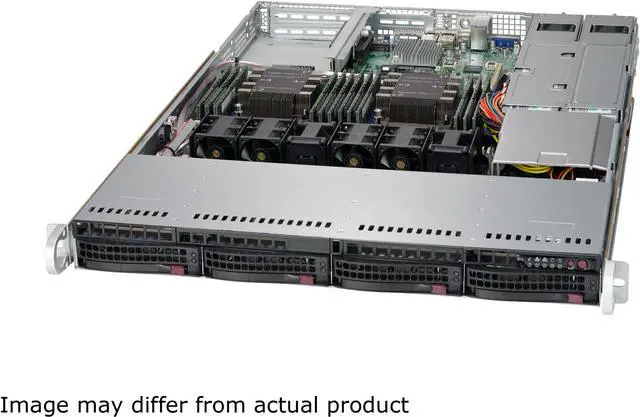 Alt view image 3 of 4 - SUPERMICRO 6019P-WTR 1U Rackmount Server Barebone Dual LGA 3647 Intel C621 2666 / 2400 / 2133 MHz ECC DDR4 SDRAM, For Customized Please Contact with Newegg B2B.
