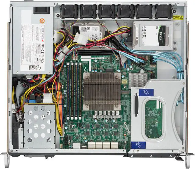 Alt view image 3 of 4 - SUPERMICRO SYS-1019C-FHTN8 1U Rackmount Server Barebone LGA 1151 Intel C246 DDR4 2666 / 2400 / 2133 MHz ECC SDRAM
