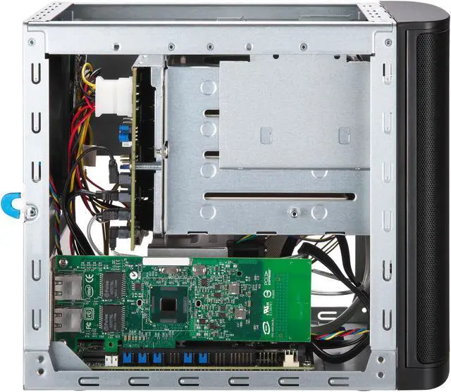 Alt view image 4 of 5 - Supermicro Micro-tower, NAS, Cloud, Edge, Backup, Storage, Server Barebone 5029C-T, Intel C246 Chipset, Supports Intel Xeon E-2100 CPUs, 4 x Hot-swappable Drive Bays, IPMI