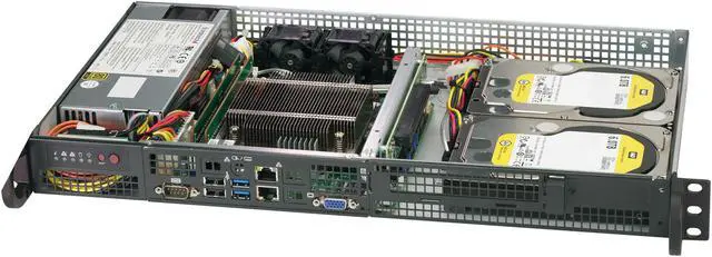 Alt view image 2 of 4 - SUPERMICRO SYS-5019C-FL 1U Rackmount Server Barebone LGA 1151 Intel C242 DDR4 2666 / 2400 / 2133 MHz ECC SDRAM