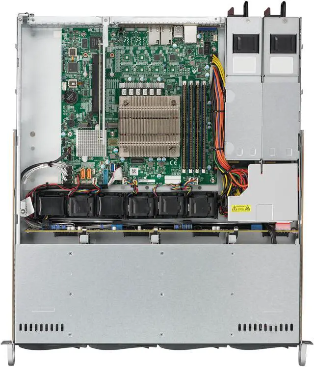 Alt view image 3 of 4 - SUPERMICRO SYS-5019C-MR 1U Rackmount Server Barebone LGA 1151 Intel C246 DDR4 2666 / 2400 / 2133 MHz ECC SDRAM