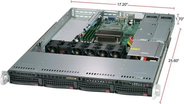 Alt view image 2 of 5 - SUPERMICRO SYS-5019C-WR 1U Rackmount Server Barebone, For Customized Please Contact with Newegg B2B.