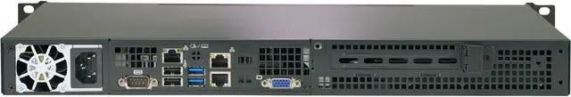 Main image of SUPERMICRO SYS-5019C-L 1U Rackmount Server Barebone LGA 1151 Intel C242 DDR4 2666 / 2400 / 2133 MHz ECC SDRAM
