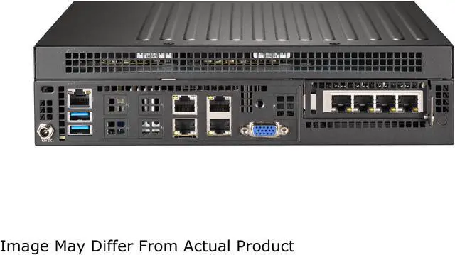 Alt view image 5 of 6 - Supermicro AS-E301-9D-8CN4 AMD EPYC 3251 8C SoC 512GB 4GbE IPMI Embedded IoT Gateway SD-WAN vCPE/uCPE Network Appliance Home Lab Virtualization Server