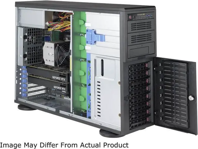 Alt view image 7 of 8 - SUPERMICRO SYS-5049A-T Server Barebone LGA 3647 Intel C621 12 x DDR4 ECC RDIMM / RDIMM3DS / LRDIMM / LRDIMM 3DS
