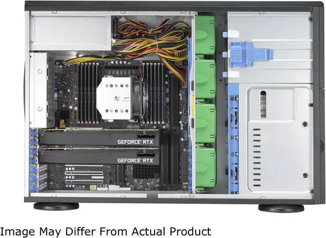 Alt view image 5 of 8 - SUPERMICRO SYS-5049A-T Server Barebone LGA 3647 Intel C621 12 x DDR4 ECC RDIMM / RDIMM3DS / LRDIMM / LRDIMM 3DS