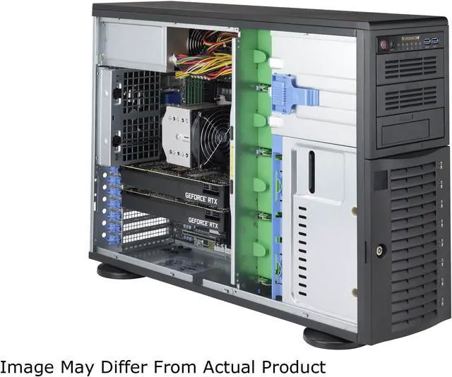 Alt view image 6 of 8 - SUPERMICRO SYS-5049A-T Server Barebone LGA 3647 Intel C621 12 x DDR4 ECC RDIMM / RDIMM3DS / LRDIMM / LRDIMM 3DS