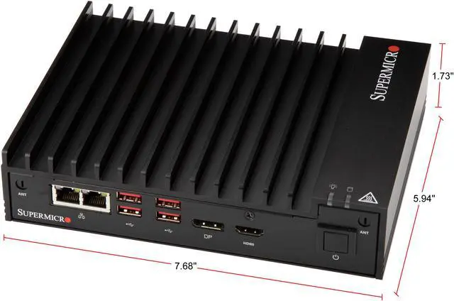 Alt view image 2 of 3 - SUPERMICRO SYS-E100-9W-L 3.5" SBC Server Barebone DDR4 up to 2400MHz