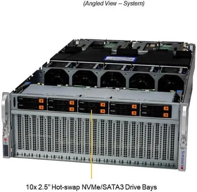 Alt view image 2 of 2 - SUPERMICRO SYS-420GU-TNXR 4U Rackmount Server Barebone LGA 4189 DDR4 3200