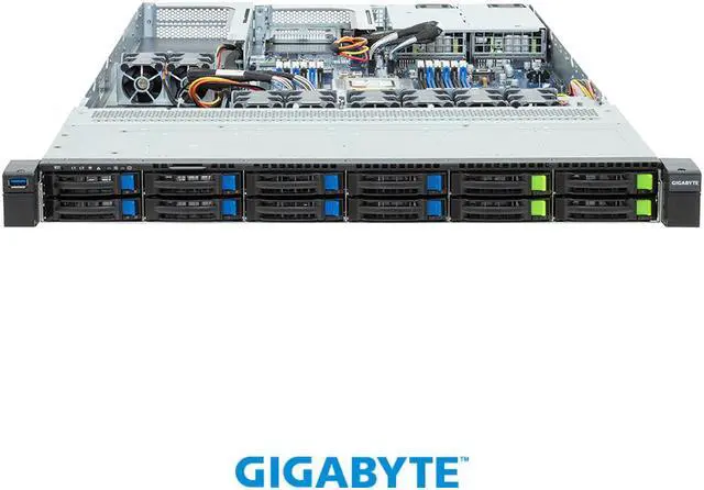 Alt view image 2 of 4 - GIGABYTE R143-EG2-AAC2 Rack Server - AMD EPYC™ 8004 - 1U UP 1 x PCIe Gen5 GPU