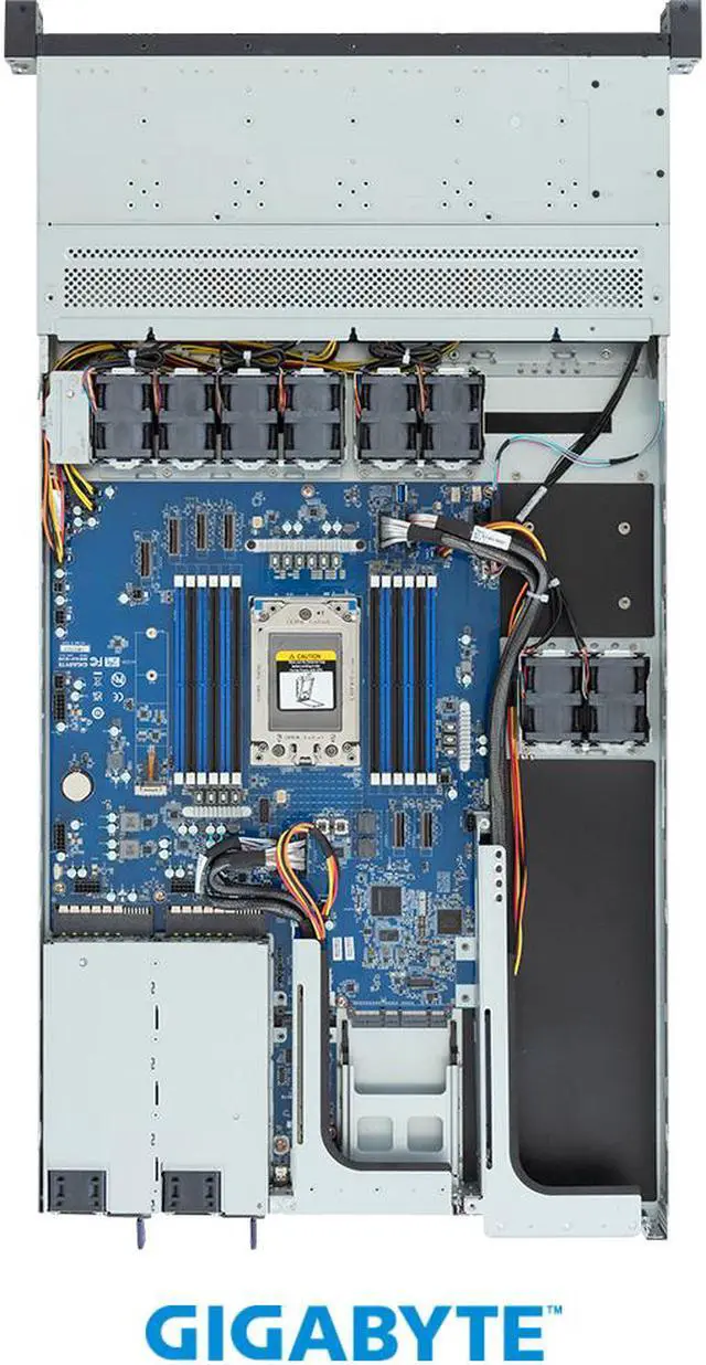 Alt view image 4 of 4 - GIGABYTE R143-EG2-AAC2 Rack Server - AMD EPYC™ 8004 - 1U UP 1 x PCIe Gen5 GPU
