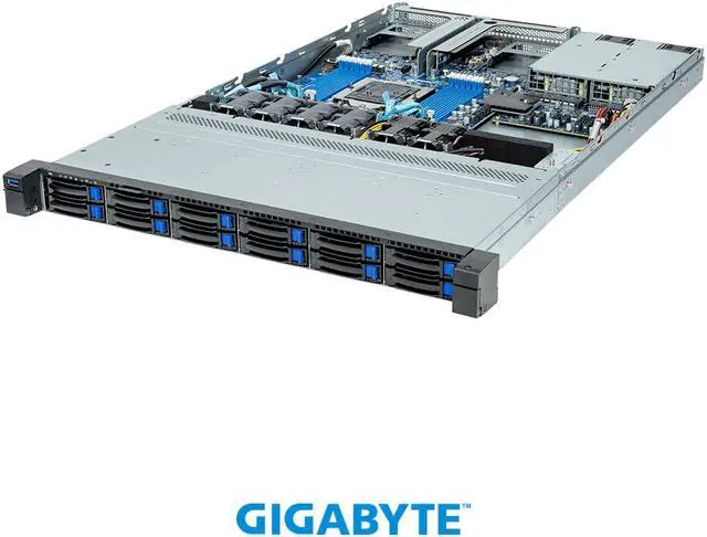 Main image of GIGABYTE R163-Z32-AAB1 Rack Server - AMD EPYC™ 9004 - 1U UP 12-Bay SATA/SAS