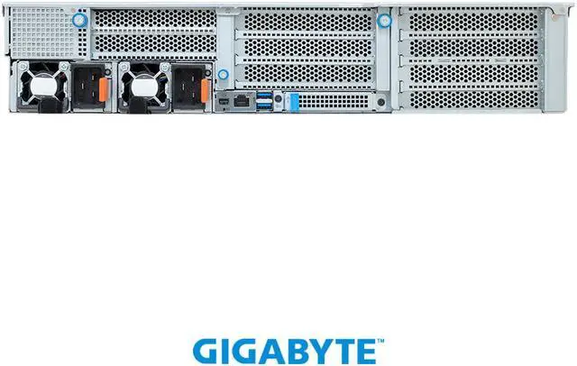 Alt view image 3 of 4 - GIGABYTE R243-EG0-AAL1 Rack Server - AMD EPYC™ 8004 - 2U UP 4 x PCIe Gen5 GPUs Titanium