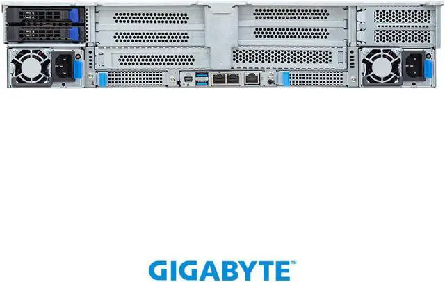Alt view image 3 of 4 - GIGABYTE R283-S91-AAE1 Rack Server - 5th/4th Gen Intel® Xeon® Scalable - 2U DP 12+2-Bay Gen4 NVMe/SATA/SAS
