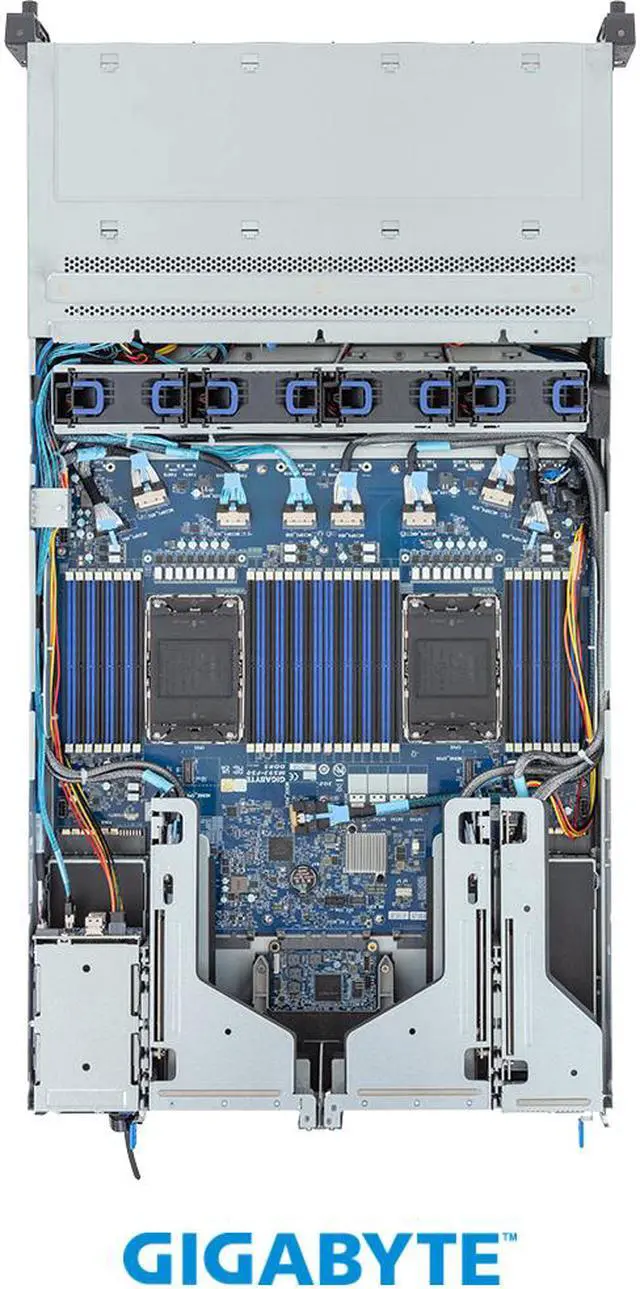 Alt view image 4 of 4 - GIGABYTE R283-S91-AAE1 Rack Server - 5th/4th Gen Intel® Xeon® Scalable - 2U DP 12+2-Bay Gen4 NVMe/SATA/SAS