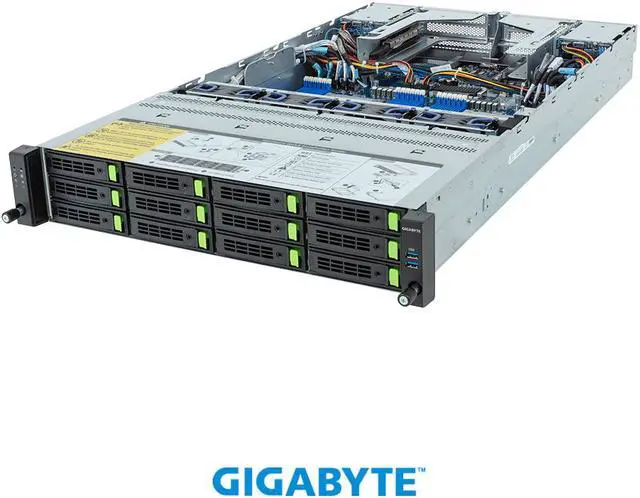 Main image of GIGABYTE R283-Z94-AAD1 Rack Server - AMD EPYC™ 9004 - 2U DP 12+4-Bay Gen5 NVMe/SATA/SAS4