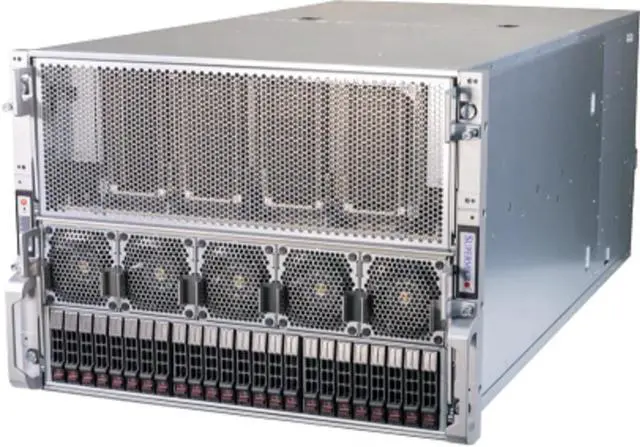 Main image of Supermicro GPU A+ Server AS -8125GS-TNHR, DP AMD 8U System with NVIDIA HGX H100/H200 8-GPU.
