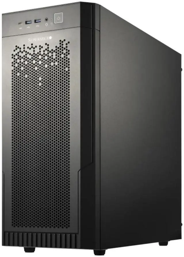 Main image of Supermicro SuperWorkstation SYS-532AW-C, UP mid-tower workstation for 3D design and content creation.