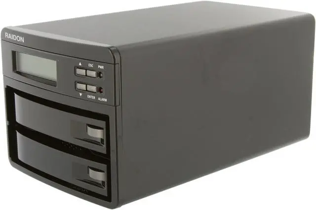 Main image of Raidon GR3630-2S-SB2 (+) RAID 0, 1 2 3.5" Drive Bays eSATA & USB 2.0 2-Bay eSATA / USB RAID 0, 1 Enclosure