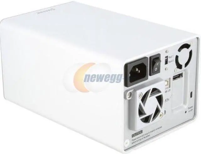 Alt view image 3 of 4 - Stardom 2 bay 3.5" SATA to USB 2.0 & eSATA / RAID 0 /RAID 1 Sub-System SR3620-2S-SB2