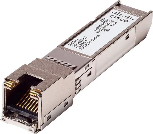 Main image of Cisco Gigabit Ethernet 1000 Base-T Mini-GBIC SFP Transceiver