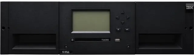 Main image of IBM TS4300- 40 slots, 2xLTO9 HH SAS - 3U Rackmount Tape Library