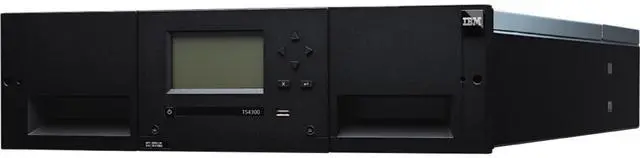 Alt view image 2 of 2 - IBM TS4300- 40 slots, 2xLTO9 HH SAS - 3U Rackmount Tape Library